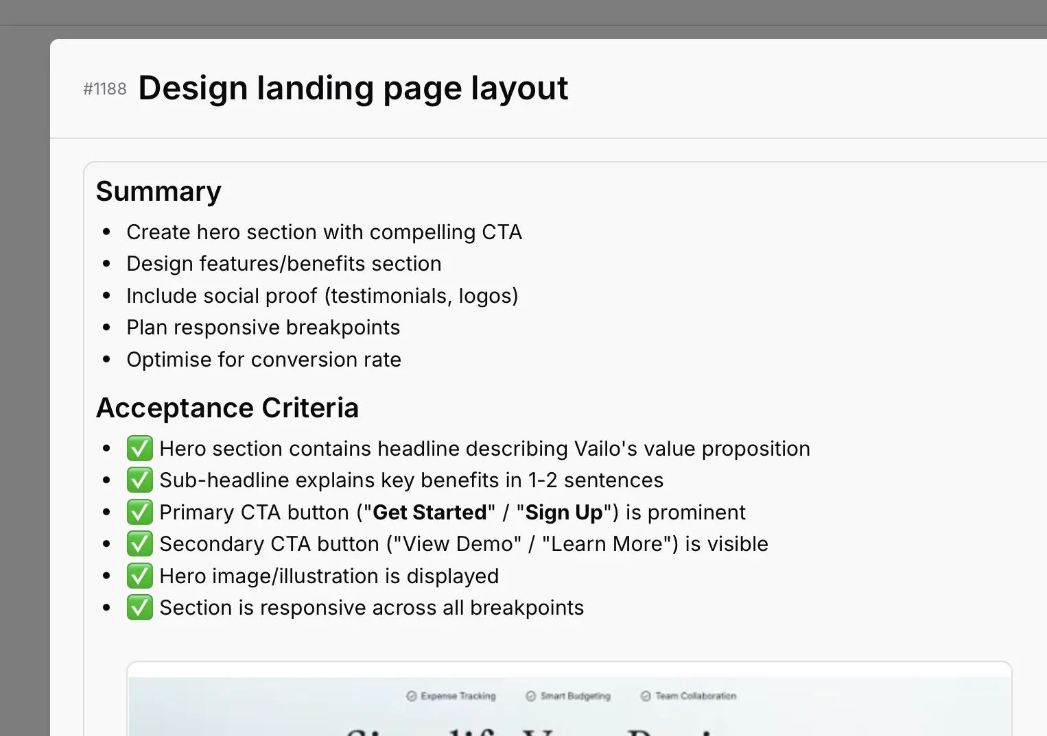 Rich Task Descriptions