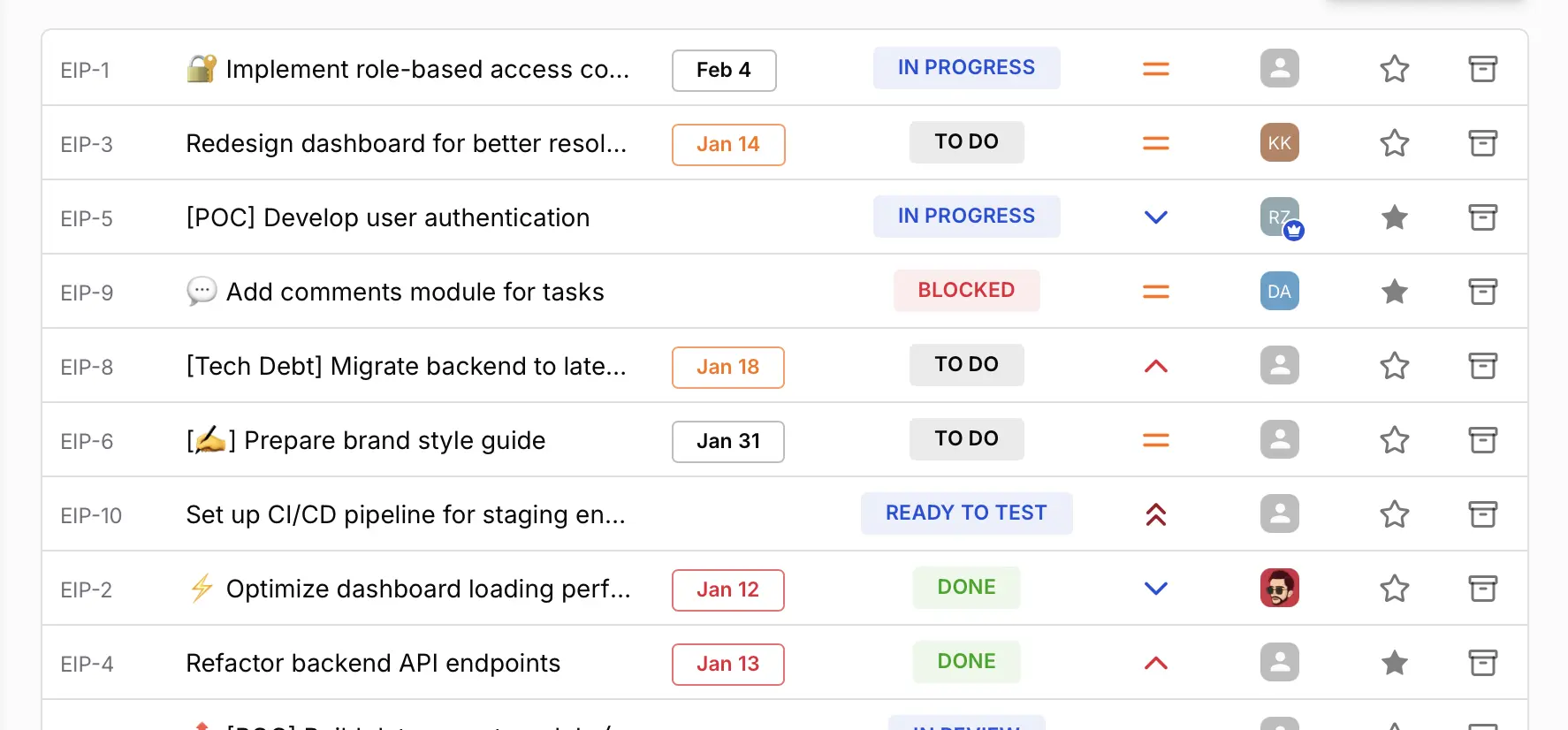 Advanced Task Management